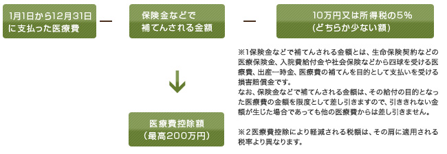 医療費控除額の計算方法